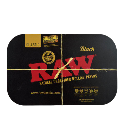 RAW Black Large Tray Cover - The Wee Smoke Shop