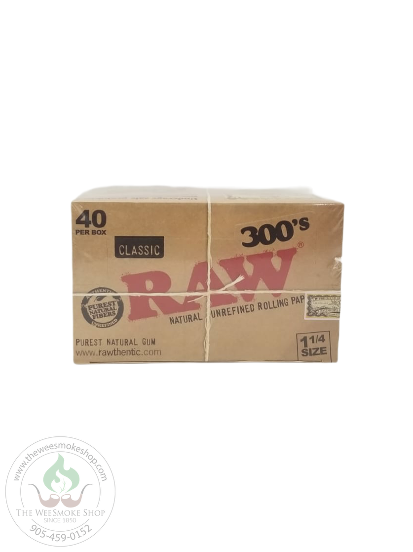 RAW Classic 1 1/4 size Rolling Papers (300 pack)-rolling papers-The Wee Smoke Shop