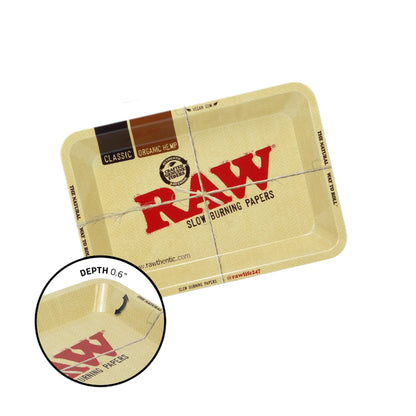 RAW Classic Rolling Tray - Mini - rolling tray - The Wee Smoke Shop