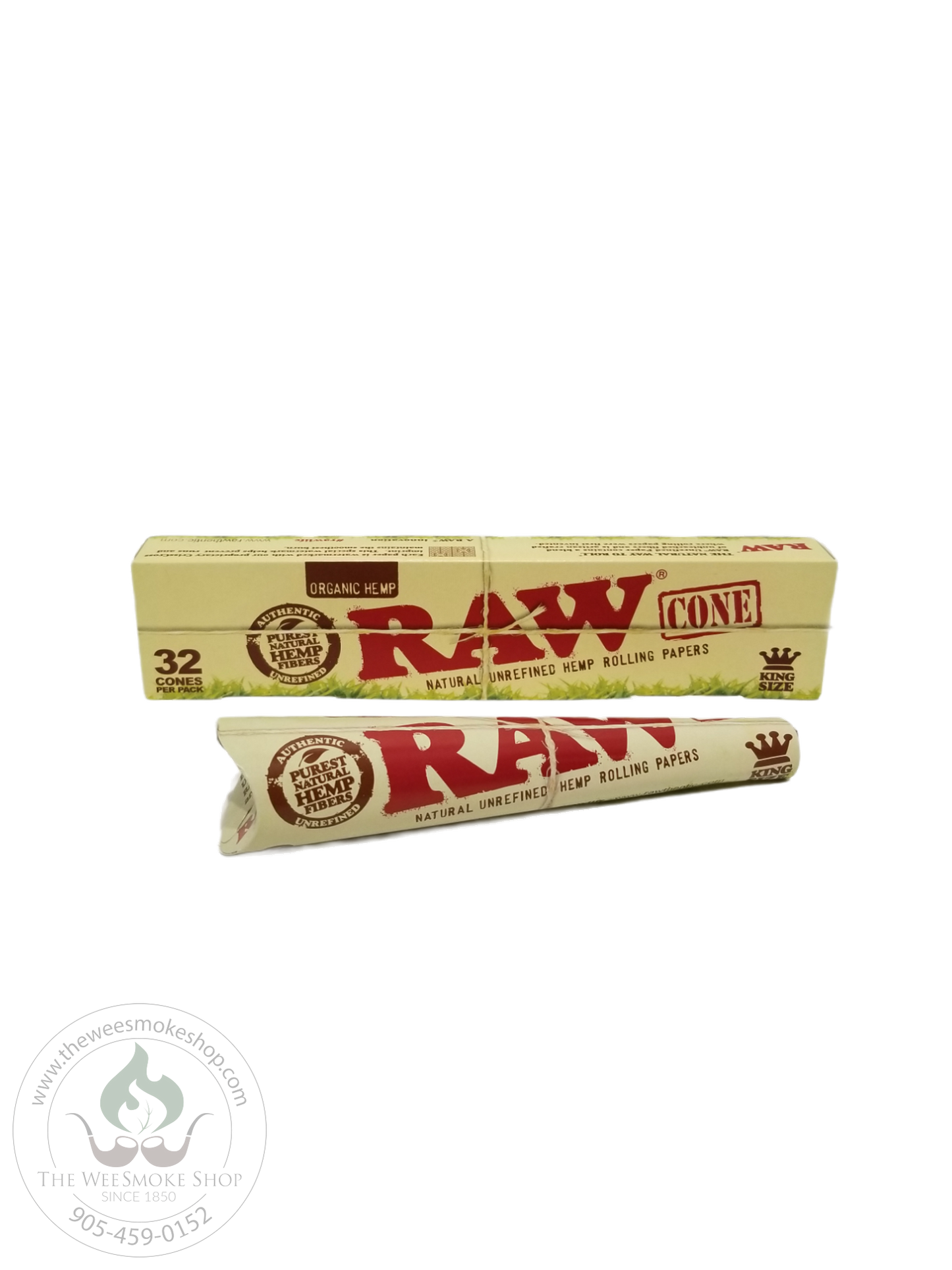 RAW Organic Hemp Cones (3 or 32 pack)-cones-The Wee Smoke Shop