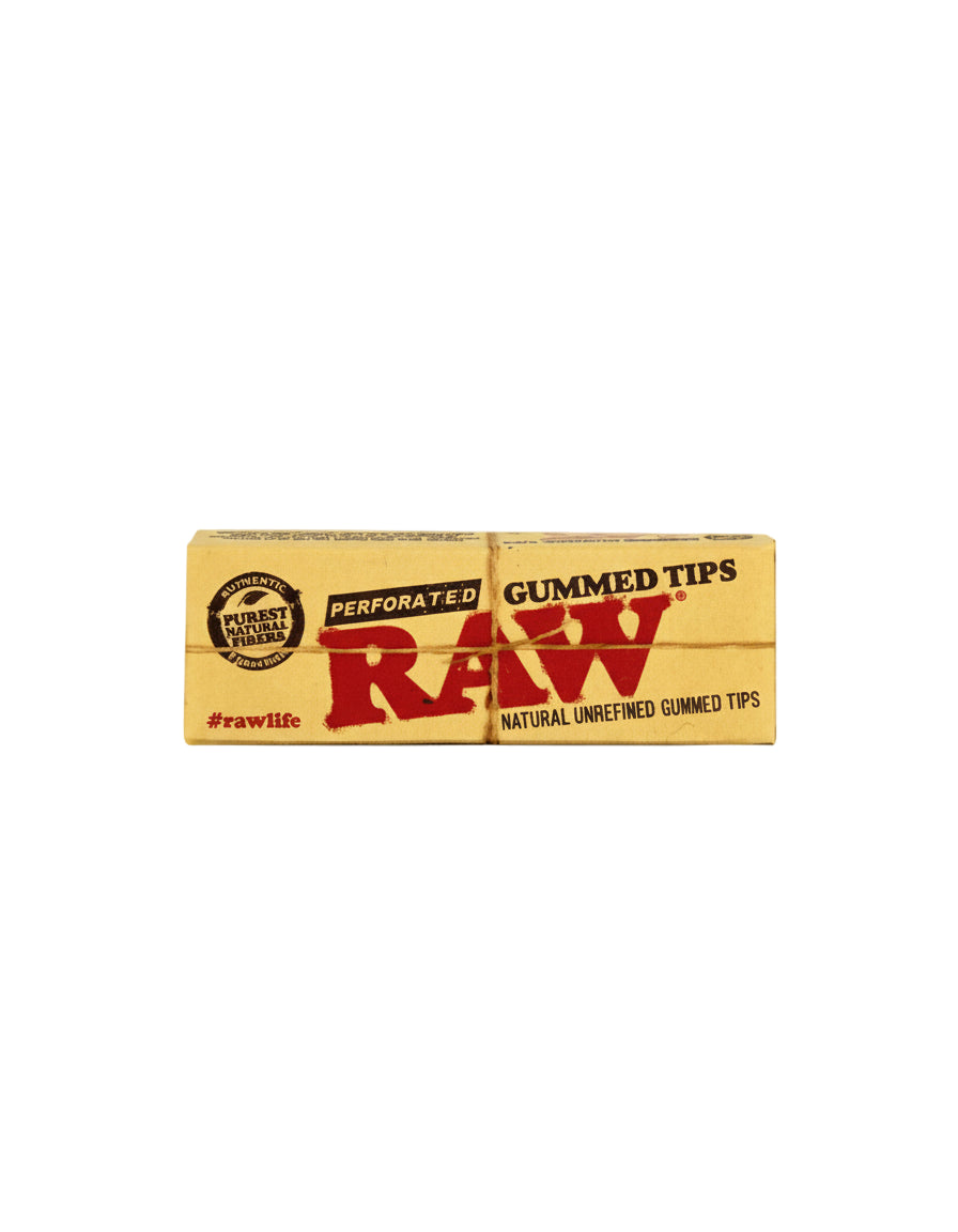 RAW Perforated Gummed Tips - The Wee Smoke Shop