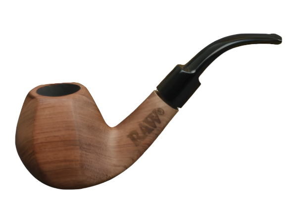 RAW Bubinga Wooden Hand Pipe - The Wee Smoke Shop