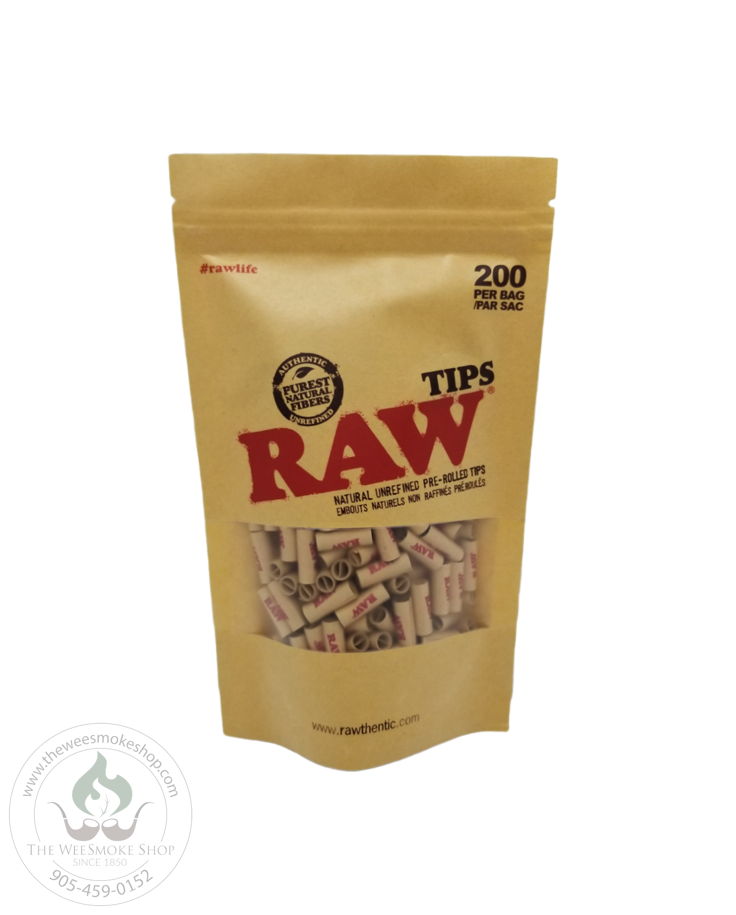 RAW Pre-Rolled Tips (21 pack or 200 pack)-tips-The Wee Smoke Shop