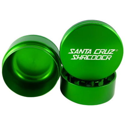 Santa Cruz Shredder 1 5/8" 3-Piece Metal Grinder - Green - The Wee Smoke Shop