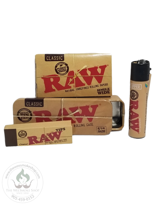Single Wide RAW Roll Caddy Bundle-Exclusive Bundle-The Wee Smoke Shop