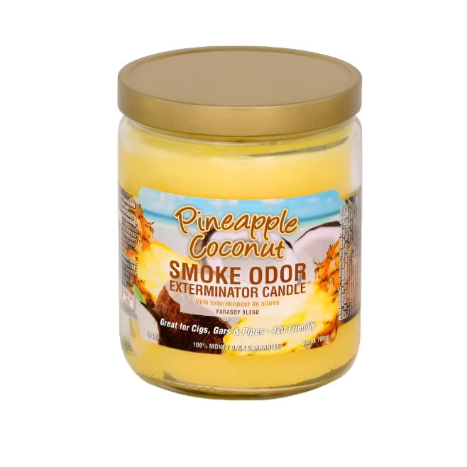 Smoke Odor Exterminator Candle - Pineapple Coconut-The Wee Smoke Shop