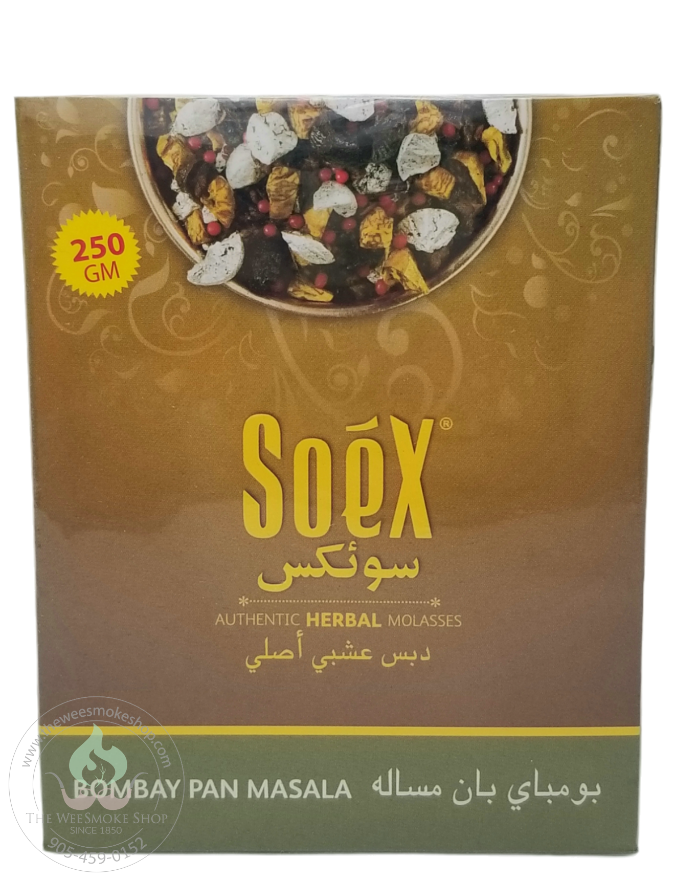 Bombay Pan Masala Soex Herbal Molasses (250g)-Hookah accessories-The Wee Smoke Shop