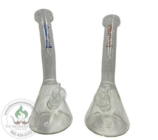 Spark (10") Curved neck Glass Bong - glass bong - the wee smoke shop
