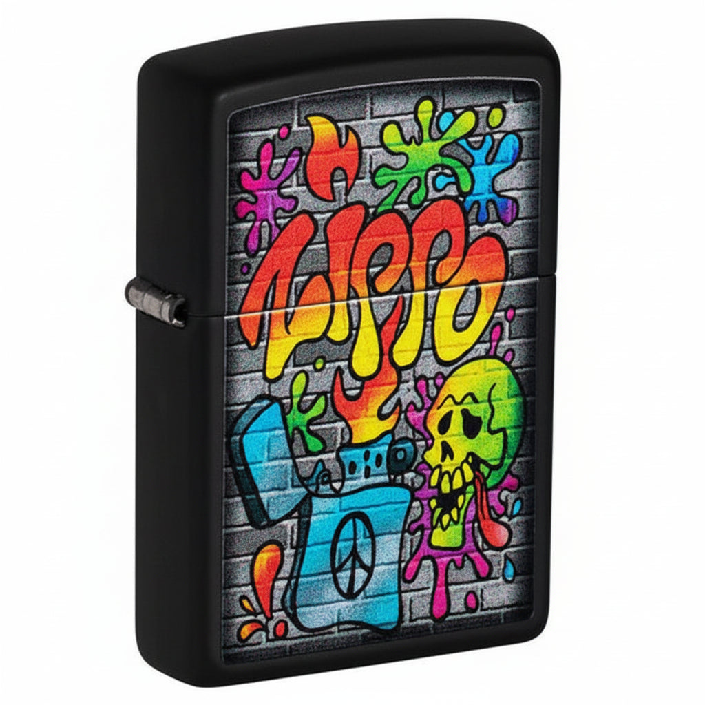 Zippo Street Art - The Wee Smoke Shop