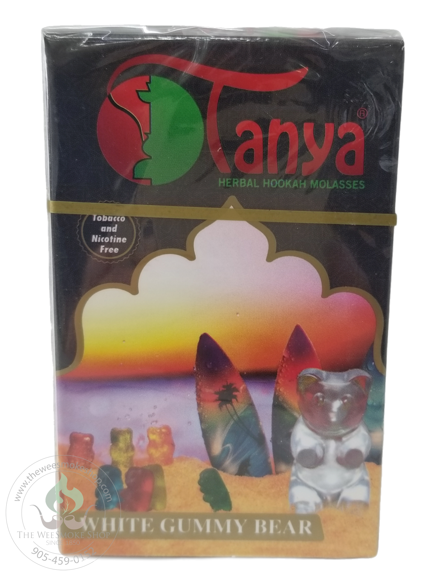 White Gummy Bear Tanya Herbal Molasses (50g)-Hookah accessories-The Wee Smoke Shop