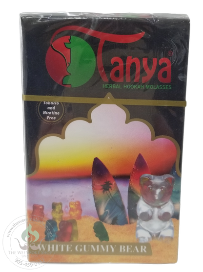 White Gummy Bear Tanya Herbal Molasses (50g)-Hookah accessories-The Wee Smoke Shop