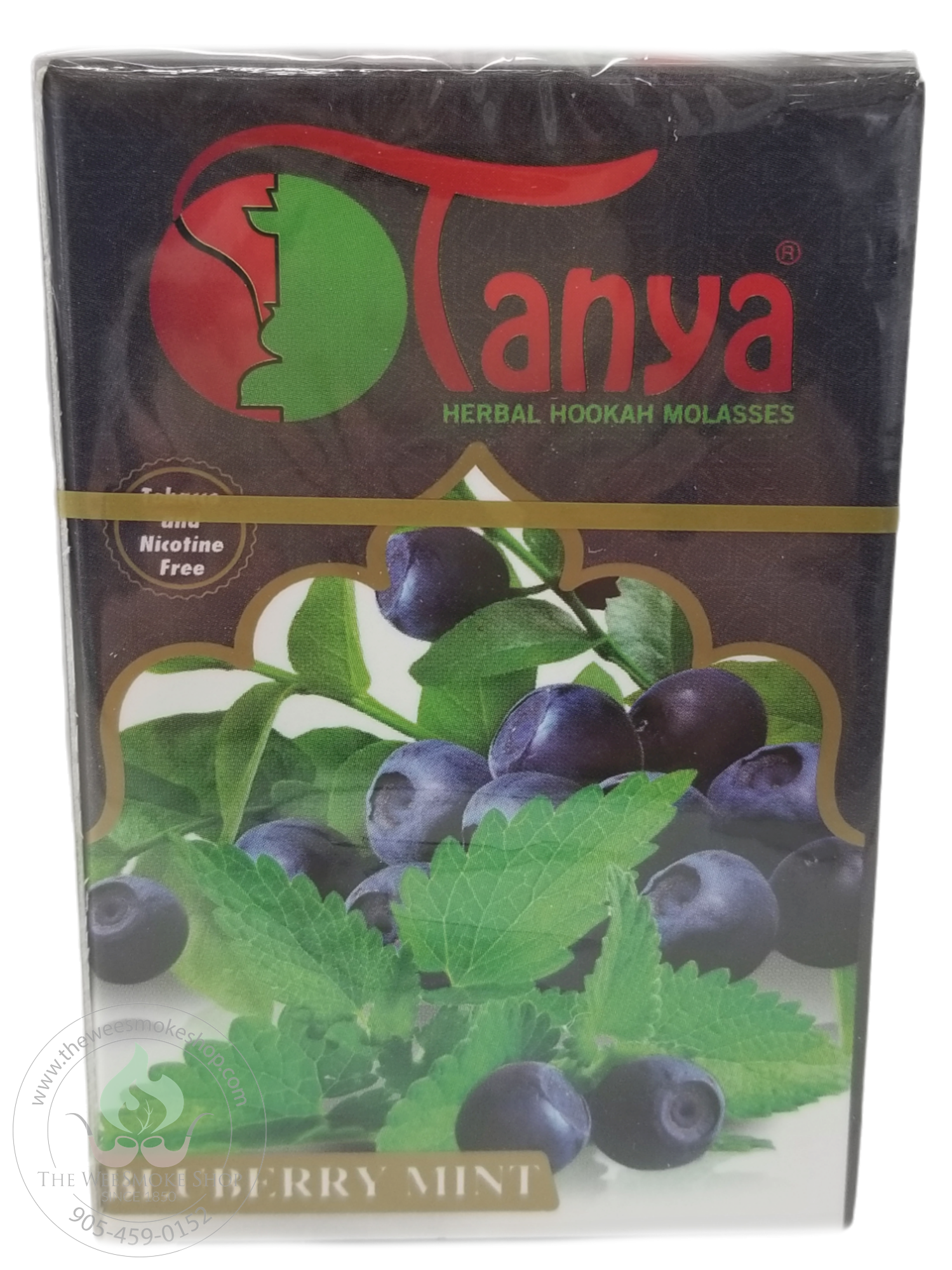 Blueberry Mint Tanya Herbal Molasses (50g)-Hookah accessories-The Wee Smoke Shop
