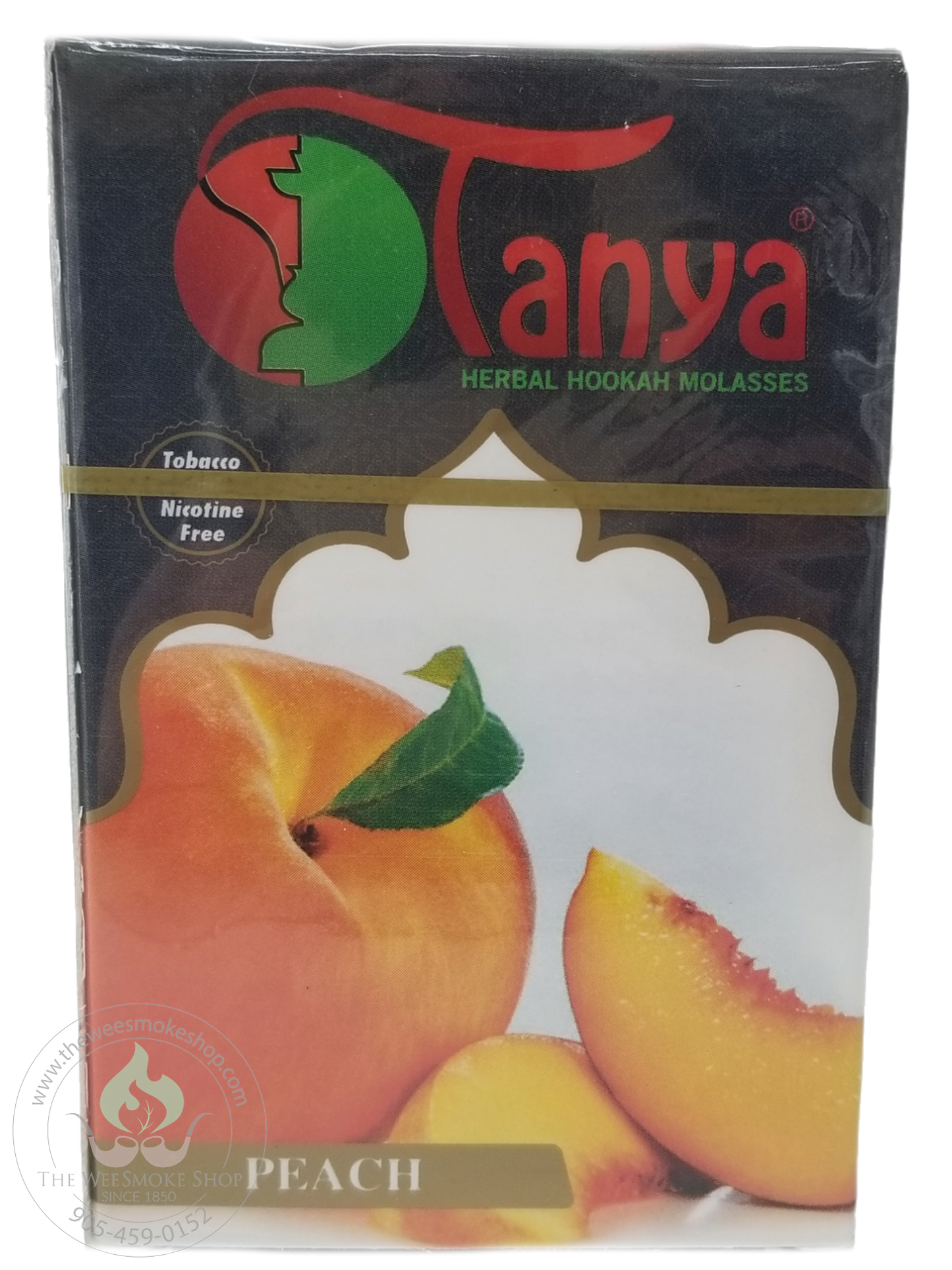 Peach Tanya Herbal Molasses (50g)-Hookah accessories-The Wee Smoke Shop
