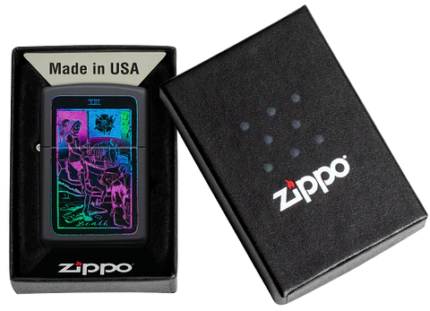 Zippo Black Light Tarot Card