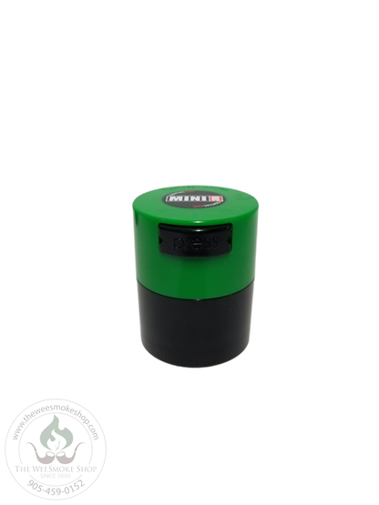 Black with green lid Tight Vac 0.12L (Mini Vac)-storage-The Wee Smoke Shop