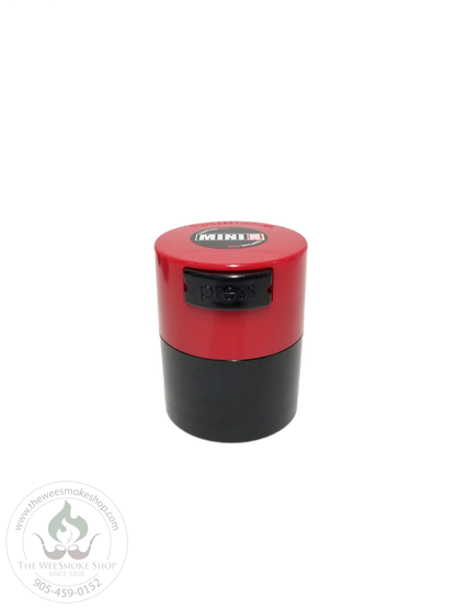 Black and Red Tight Vac 0.12L (Mini Vac)-storage-The Wee Smoke Shop