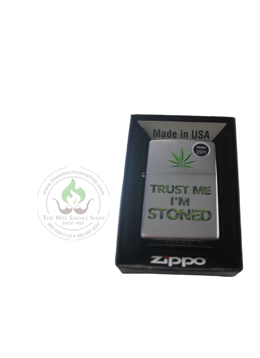 Zippo Trust Me I'm Stoned - Zippo - The Wee Smoke Shop
