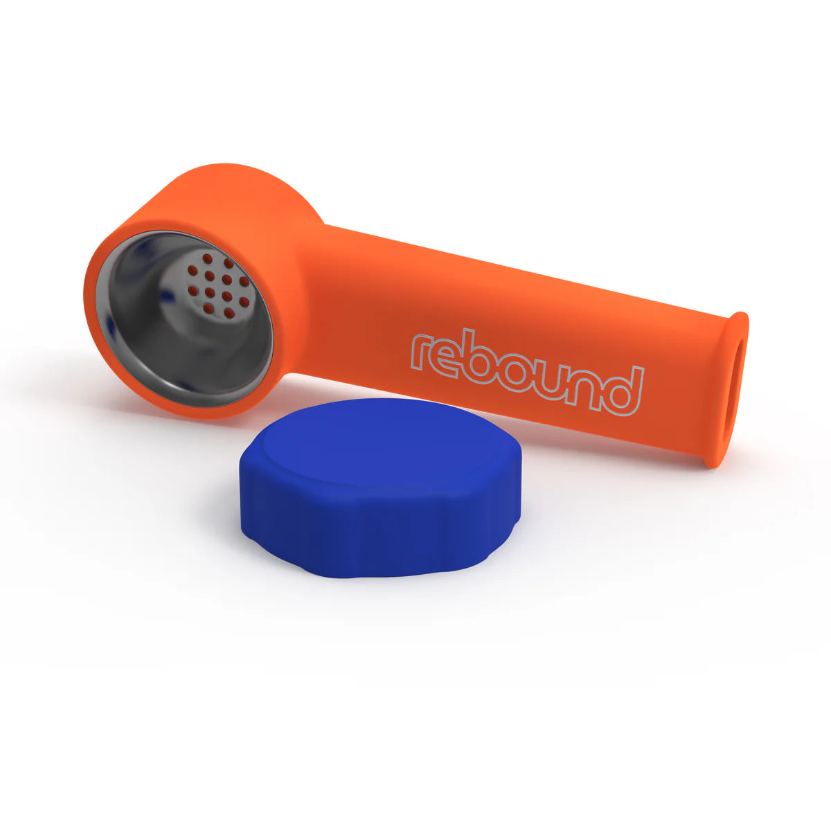 Orange-Rebound 3" Silicone Pipe-The Wee Smoke Shop