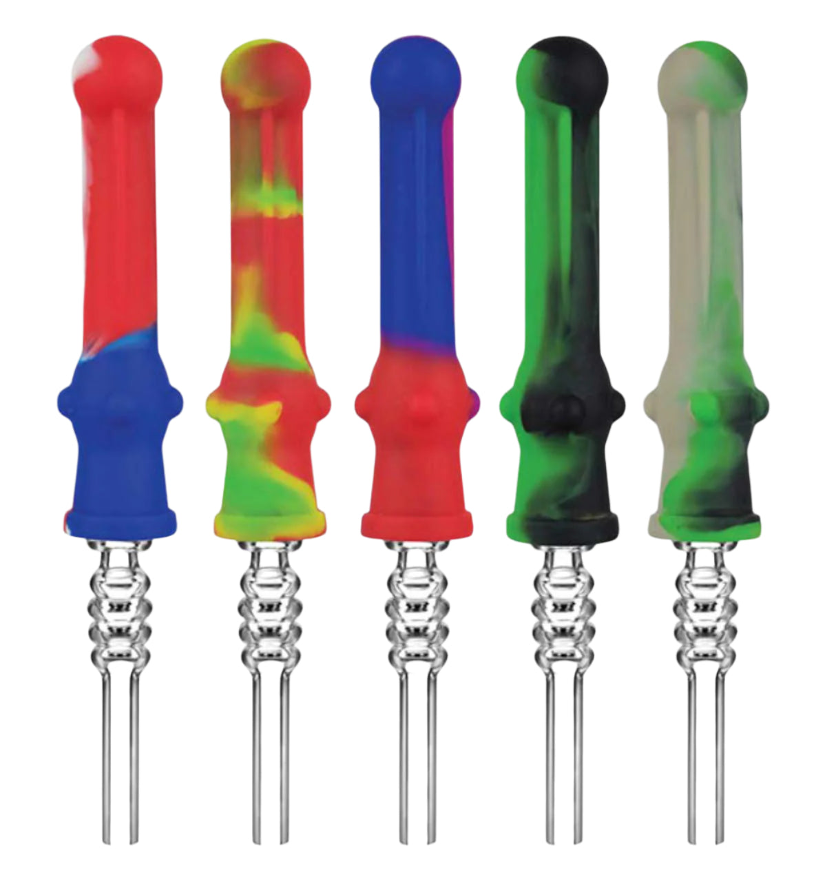 Silicone Vapor Straw w/tip Nectar Collector - The Wee Smoke Shop