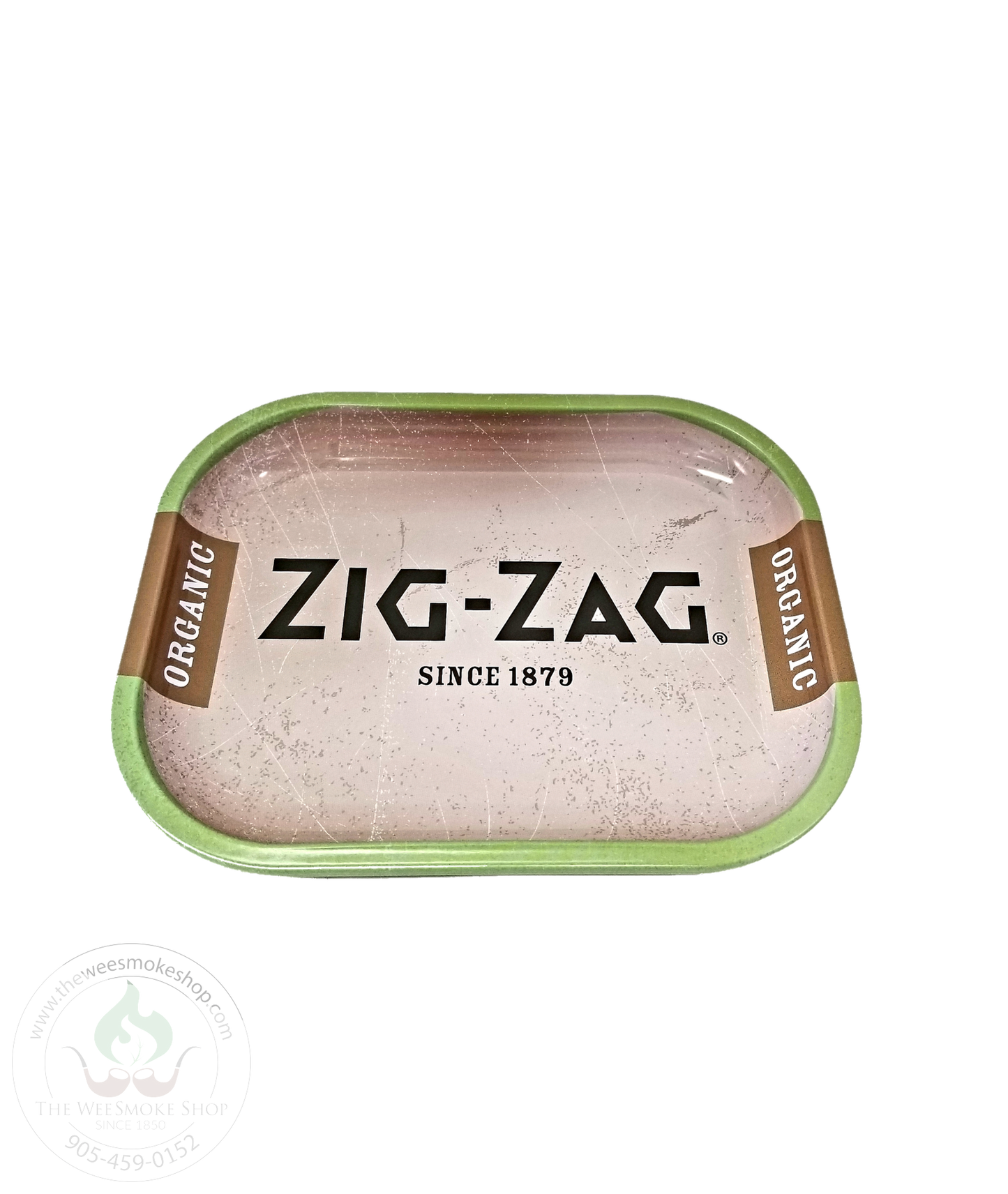 Zig Zag Brown Rolling Tray-rolling tray-The Wee Smoke Shop