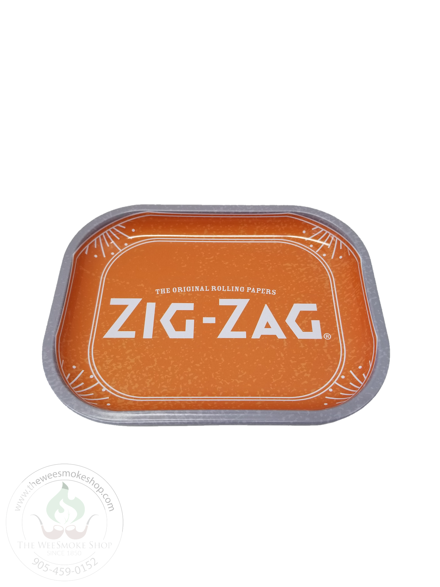 Zig Zag Orange Rolling Tray-rolling tray-The Wee Smoke Shop
