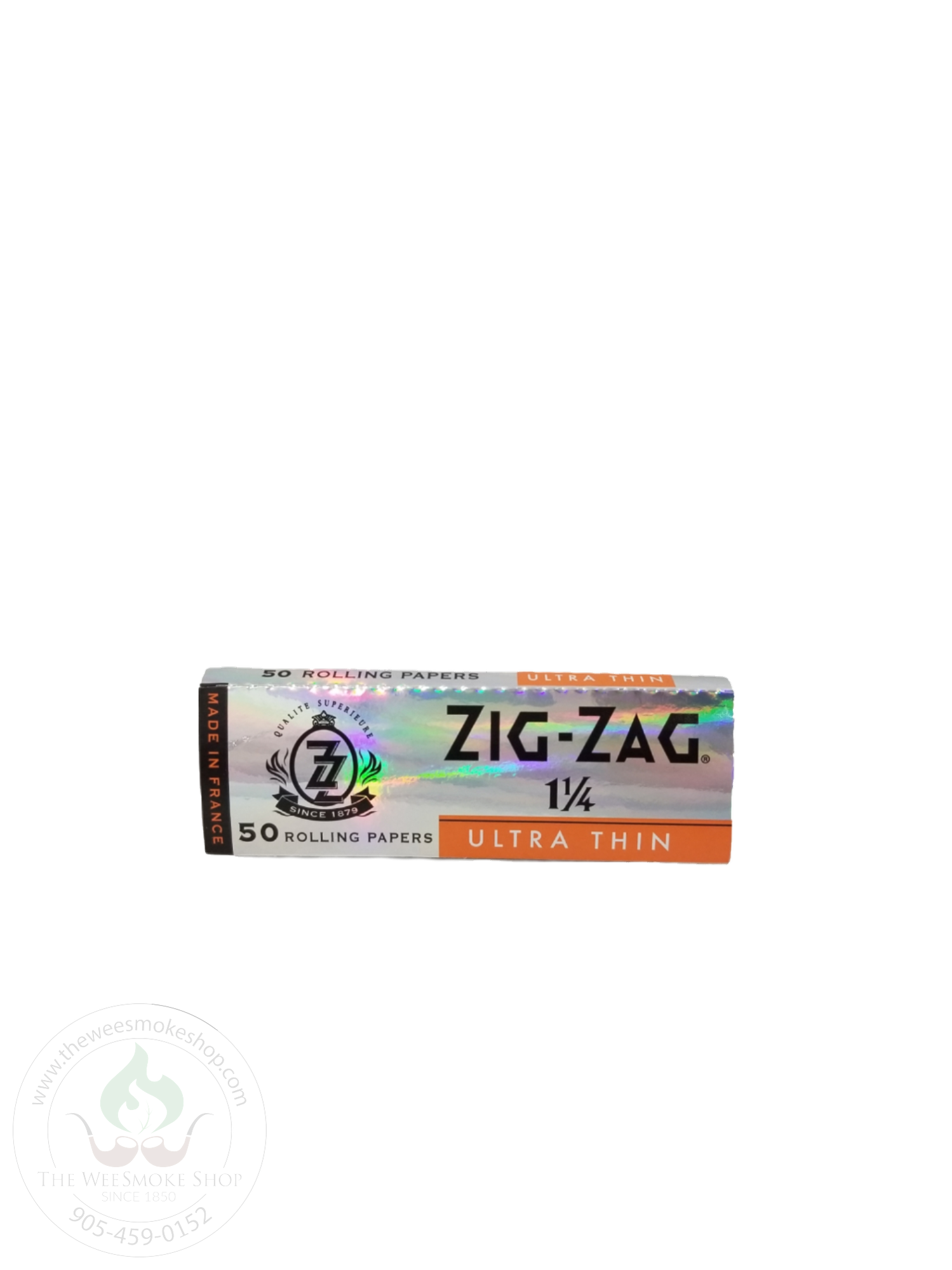 Zig Zag Ultra Thin Rolling Papers-rolling papers. Pack of 50 papers in the size 1 1/4.