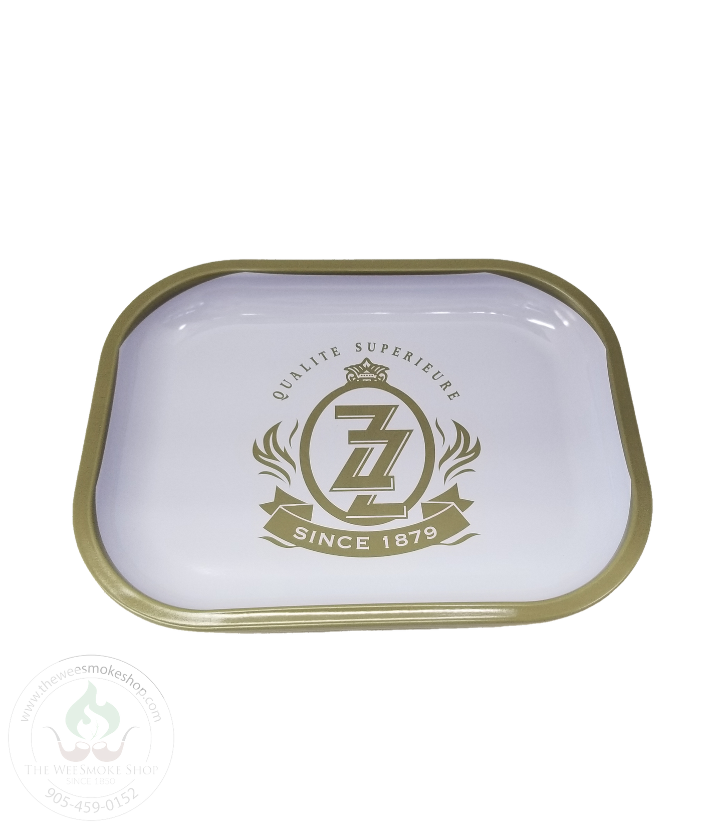 Zig Zag White Rolling Tray-rolling tray-The Wee Smoke Shop