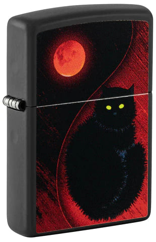 Zippo Black Cat - The Wee Smoke Shop