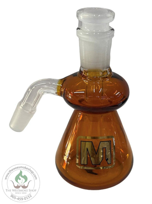 Marley 14mm Ash Catcher with Removable Downstem (45 Degree)-Ash Catchers-Amber-The Wee Smoke Shop