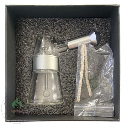 Silver-Cheech Glass/Metal Bubbler with Diffuser-Pipe-The Wee Smoke Shop