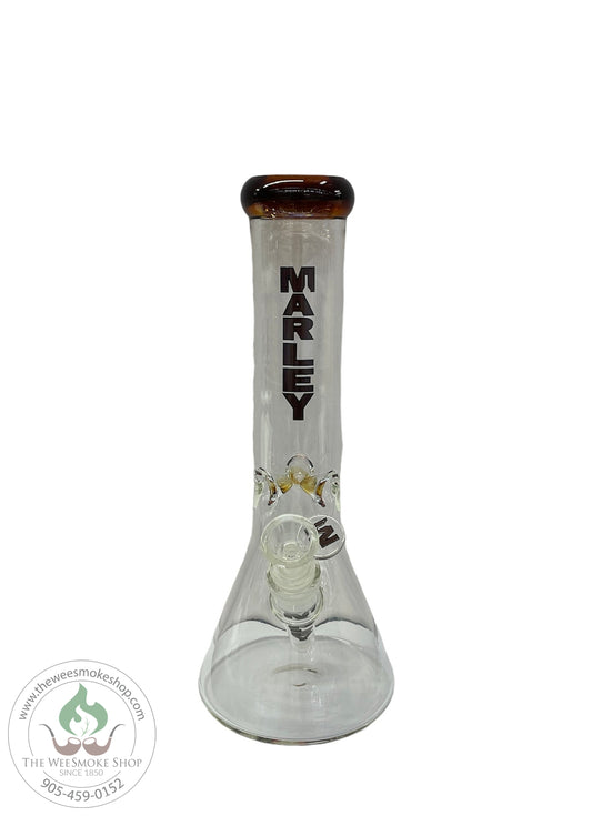 Marley (12") Beaker 5mm-AMBER-Bongs-The Wee Smoke Shop