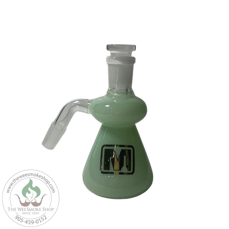Marley 14mm Ash Catcher with Removable Downstem (45 Degree)-Ash Catchers-Green-The Wee Smoke Shop