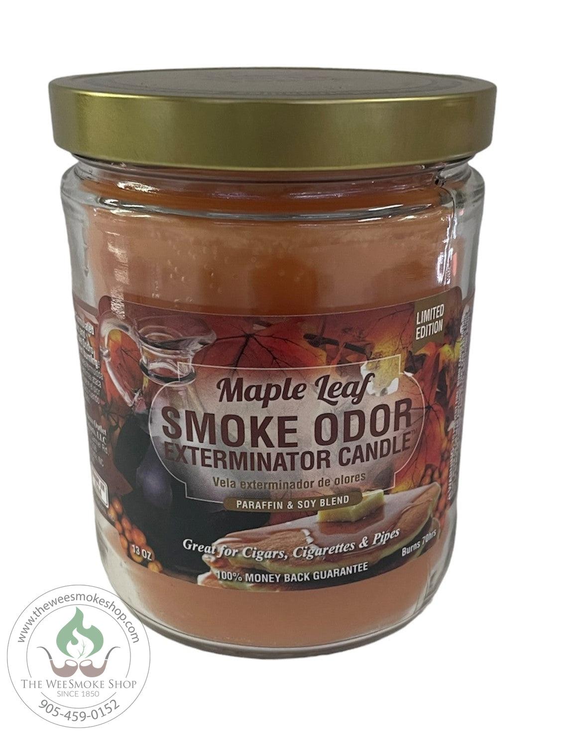Maple Leaf  Smoke Odor Exterminator Candle - Wee Smoke Shop