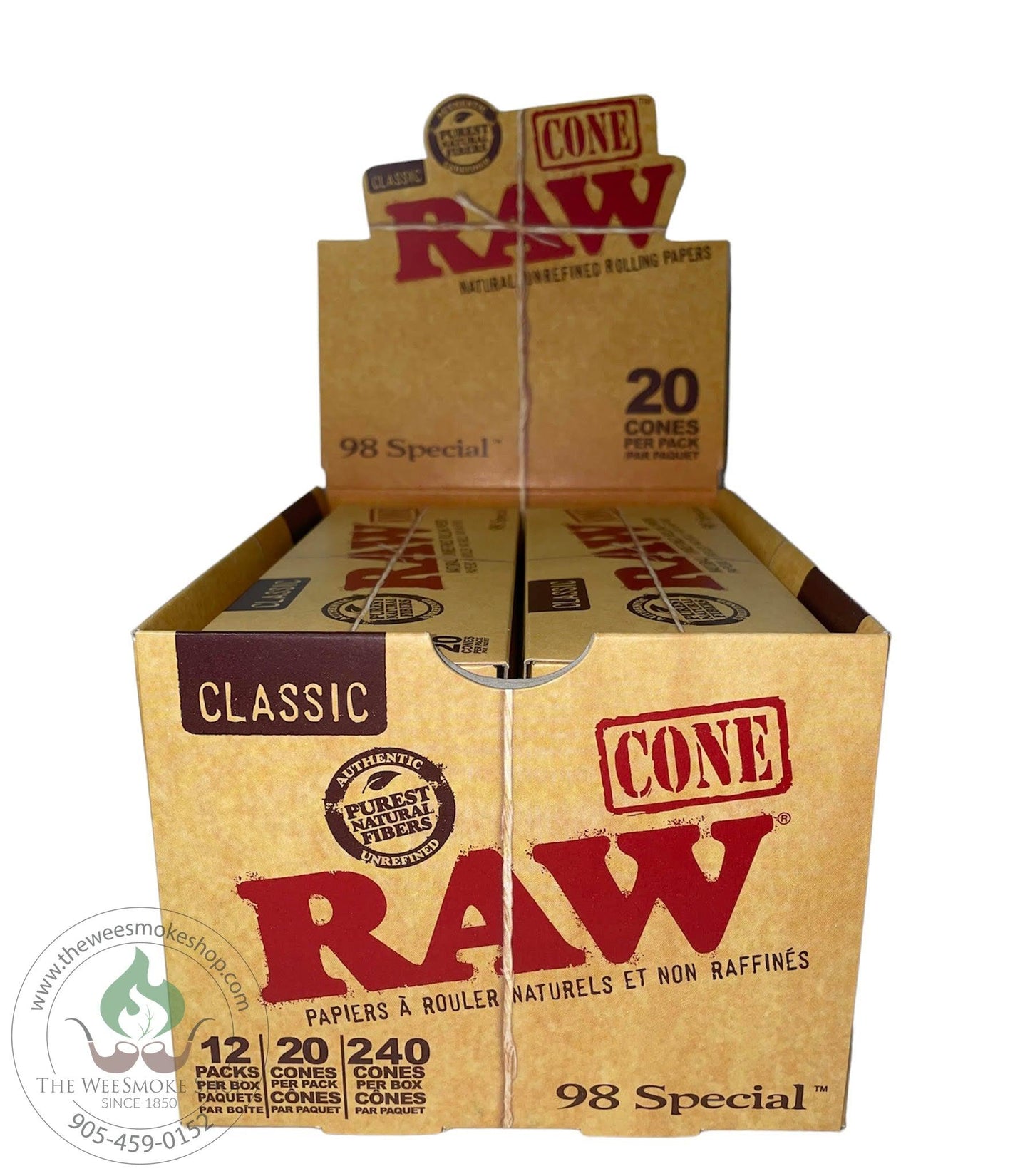 RAW Classic 98 MM Special Cones (20 pack)-The Wee Smoke Shop