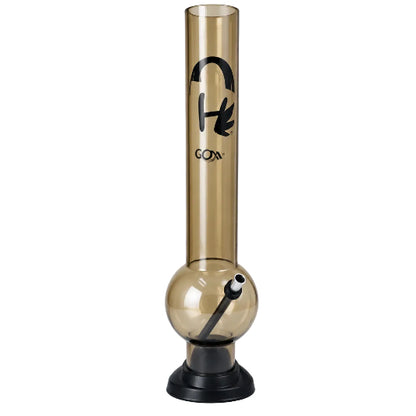 Black Herbies 15" Acrylic Bong On clear background