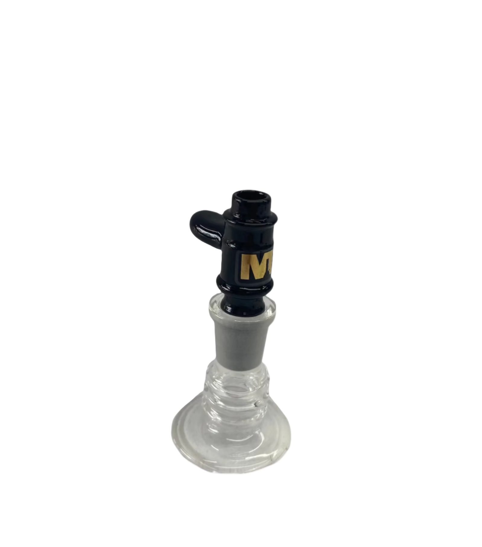 Black Marley Glass Popper (14mm) -Popper - Black - The Wee Smoke Shop
