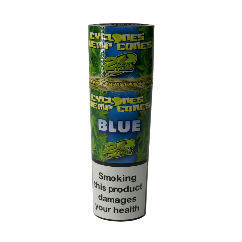 Cyclone Hemp Cone-Blue-Cones-The Wee Smoke Shop