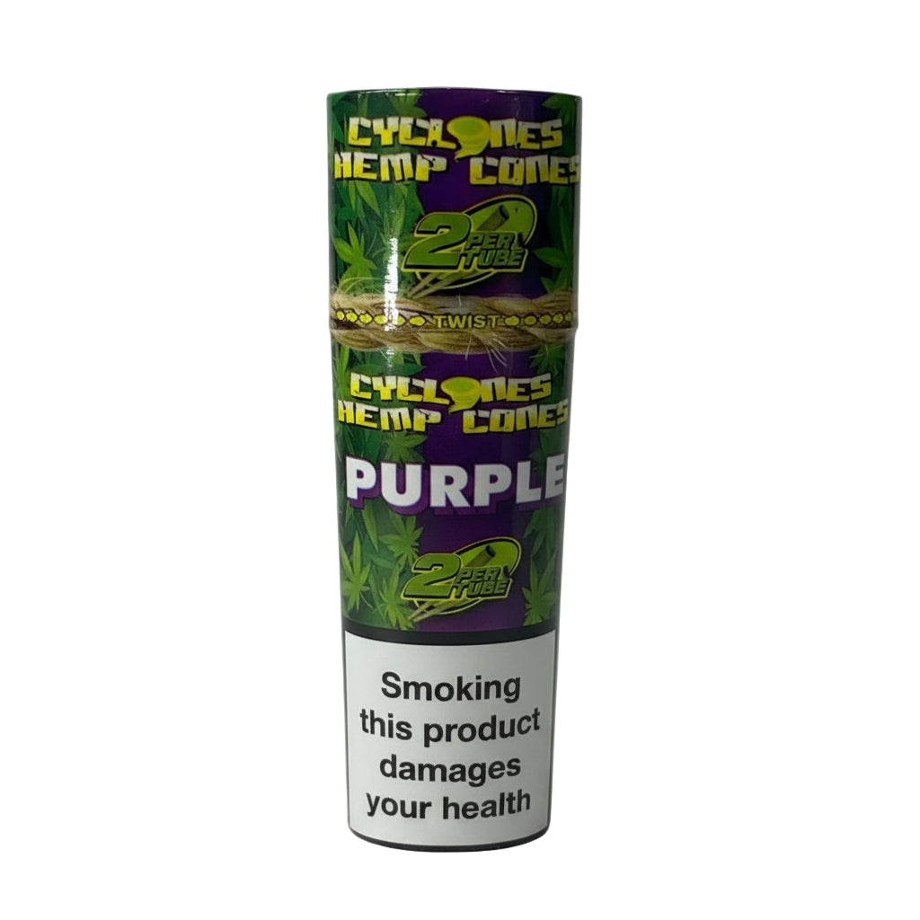 Cyclone Hemp Cone-Purple-Cones-The Wee Smoke Shop