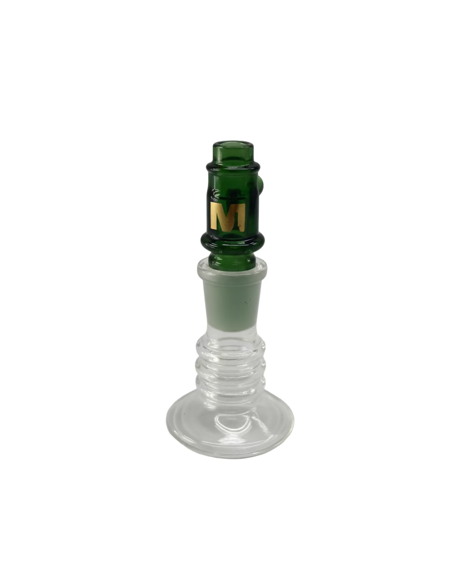 Green Marley Glass Popper (14mm) -Popper - Green - The Wee Smoke Shop