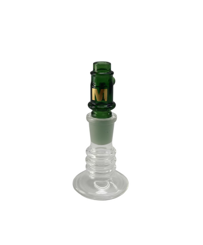 Green Marley Glass Popper (14mm) -Popper - Green - The Wee Smoke Shop
