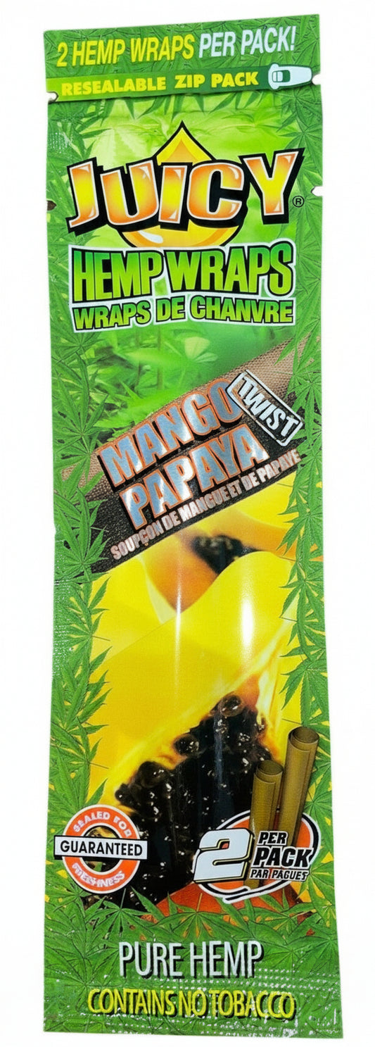 Juicy Jay Hemp Wraps - Mango Papaya Twist - The Wee Smoke Shop