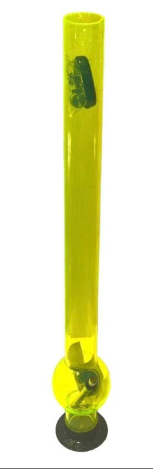 Herbies_24_Acrylic_Bong-Light_Green bong on clear background