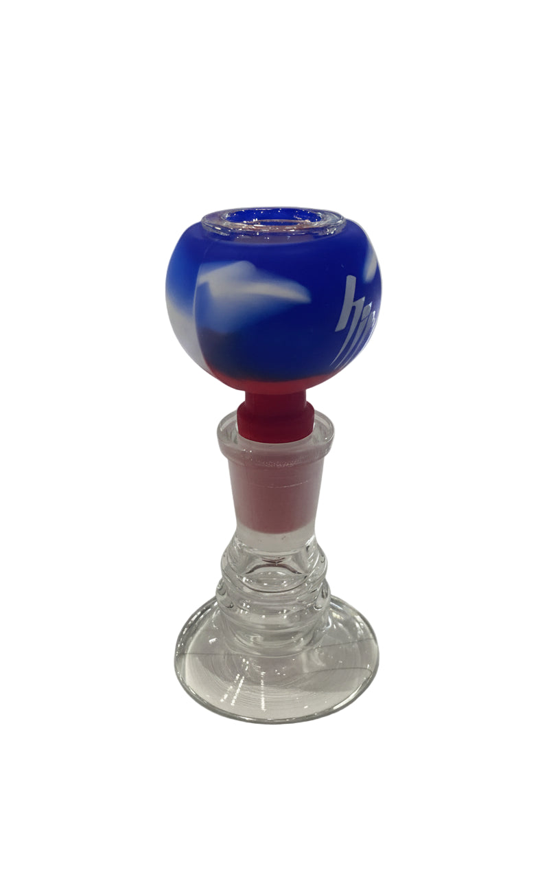 Hit  (14mm) Silicone Bowl - Blue - The Wee Smoke Shop
