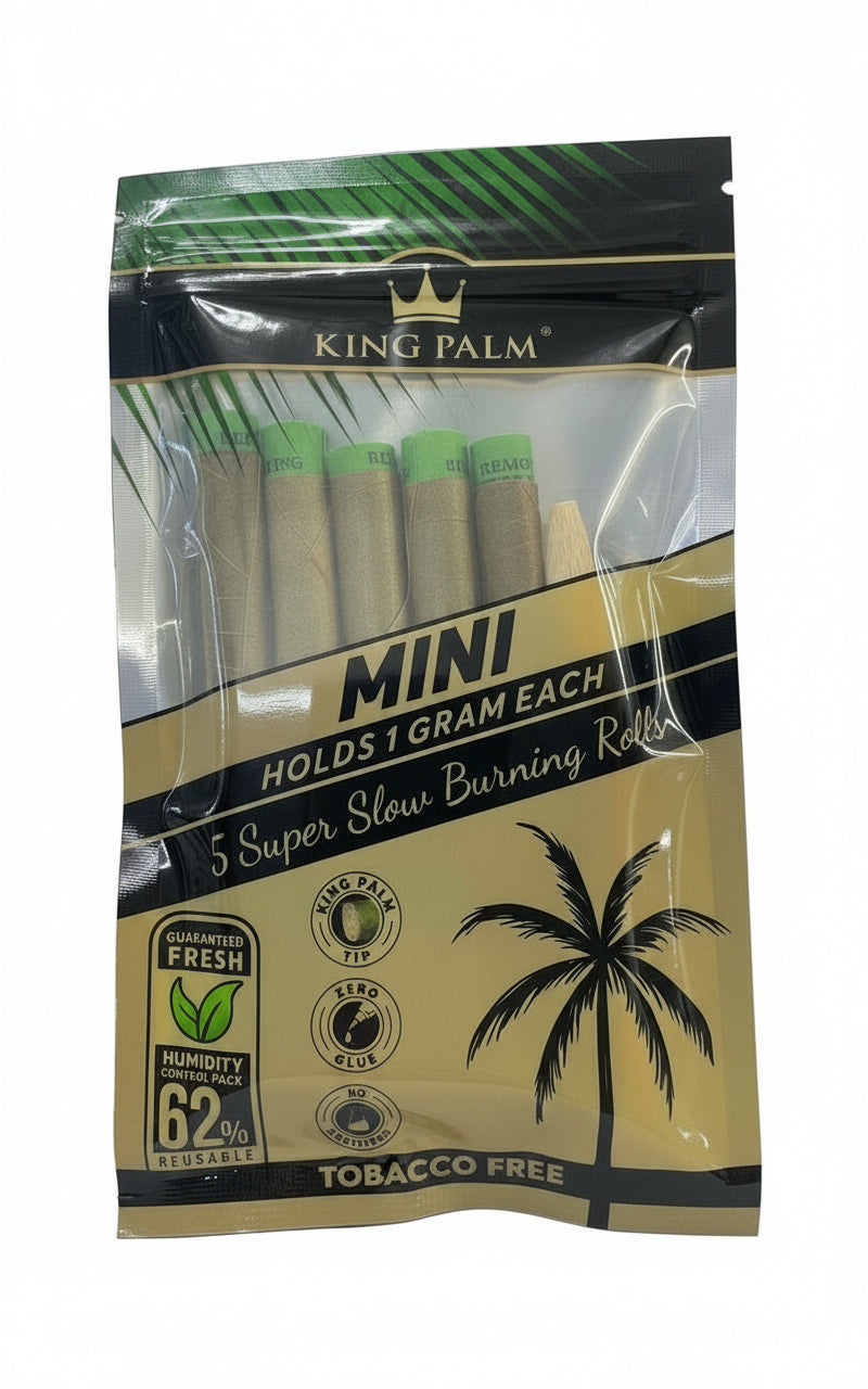 King Palm: Mini Size (5 rolls) - Blunt Cones - The Wee Smoke Shop