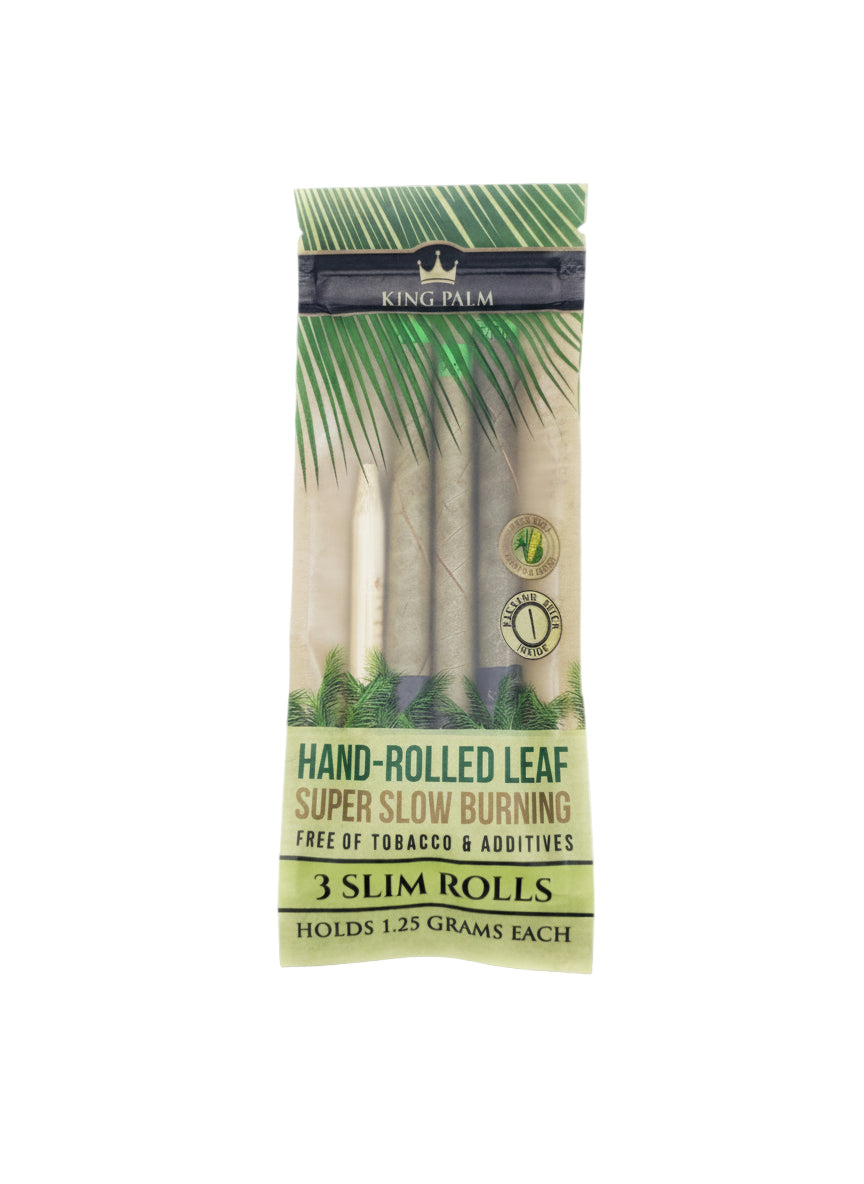 King Palm - Slim Size (3 rolls) - blunt wraps - The Wee Smoke Shop