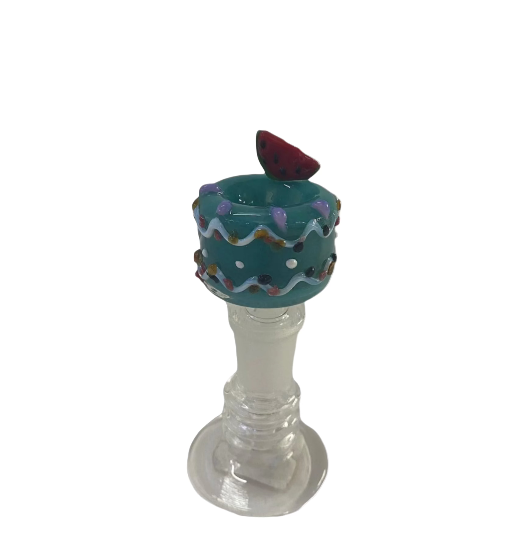 OG (14mm) Fruit Glass Bowl - Blue Watermelon - Bowls - The Wee Smoke Shop