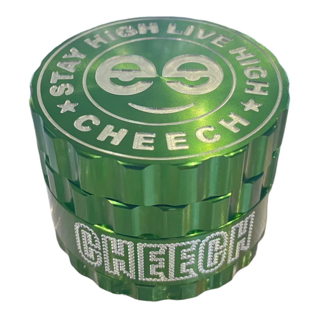 Cheech Retro 4 - Part Grinder green - grinders - the wee smoke shop