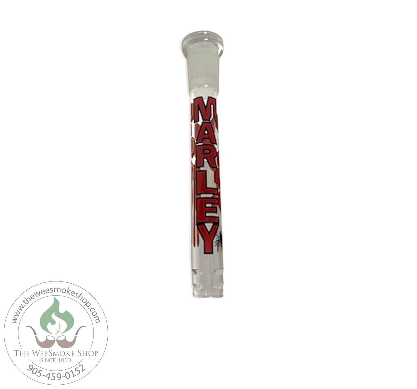 Marley 4'' Honeycomb Downstem-Red-Downstems-The Wee Smoke Shop