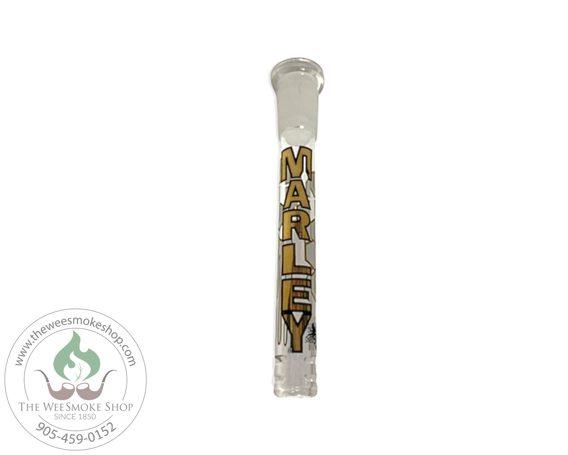 Marley 4'' Honeycomb Downstem-White-Downstem-The Wee Smoke Shop