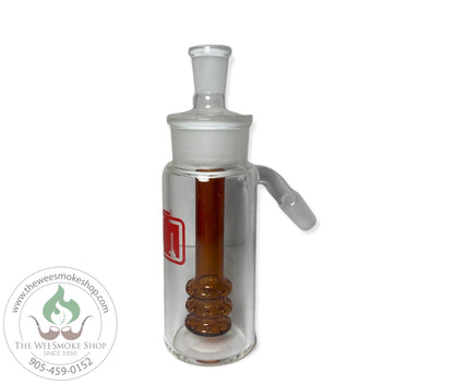 Marley 14mm Removable Perc Ash Catcher (45 Degree)-Amber-Ash Catchers-The Wee Smoke Shop